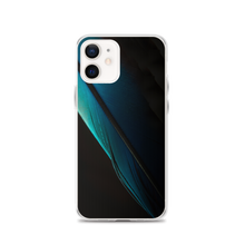 iPhone 12 Blue Black Feather iPhone Case by Design Express