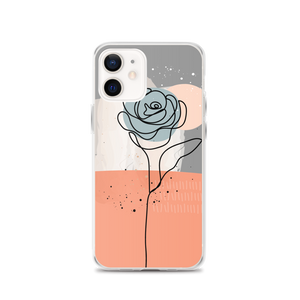 iPhone 12 Soft Flower Line iPhone Case by Design Express