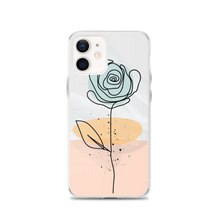 iPhone 12 Pasty Flower Line iPhone Case by Design Express