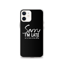 iPhone 12 Sorry I'm Late (Funny Cat Lover) iPhone Case by Design Express