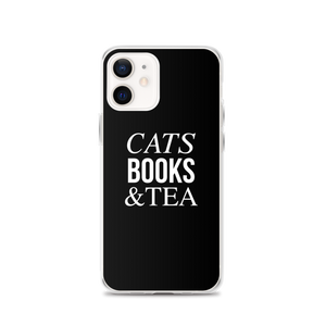 iPhone 12 Cats Books Tea (Funny) iPhone Case by Design Express