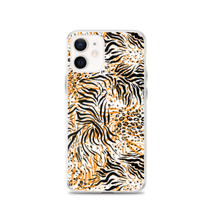 iPhone 12 Tiger Seamless Pattern iPhone Case by Design Express