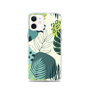 iPhone 12 Fresh Tropical Leaf Pattern iPhone Case by Design Express