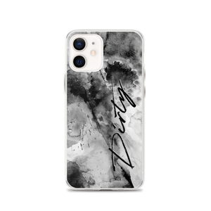 iPhone 12 Dirty Abstract Ink Art iPhone Case by Design Express