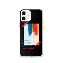 iPhone 12 Rainbow iPhone Case Black by Design Express