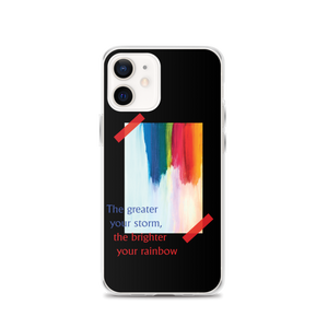 iPhone 12 Rainbow iPhone Case Black by Design Express