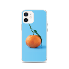 iPhone 12 Orange on Blue iPhone Case by Design Express