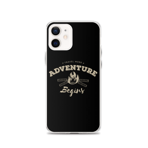 iPhone 12 Travel More Adventure Begins iPhone Case by Design Express
