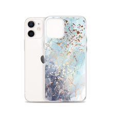 Soft Blue Gold iPhone Case by Design Express