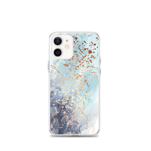 iPhone 12 mini Soft Blue Gold iPhone Case by Design Express