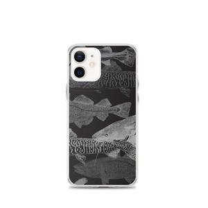 iPhone 12 mini Grey Black Catfish iPhone Case by Design Express