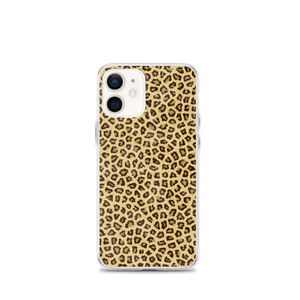 iPhone 12 mini Yellow Leopard Print iPhone Case by Design Express