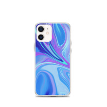 iPhone 12 mini Purple Blue Watercolor iPhone Case by Design Express