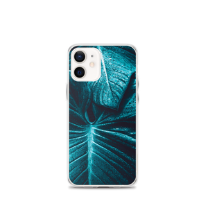 iPhone 12 mini Turquoise Leaf iPhone Case by Design Express