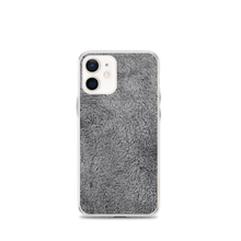 iPhone 12 mini Soft Grey Fur Print iPhone Case by Design Express