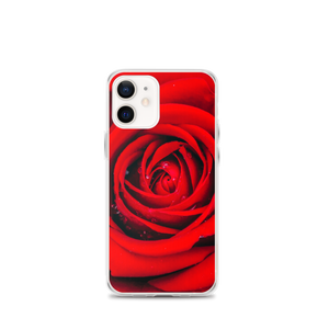 iPhone 12 mini Fresh Red Rose iPhone Case by Design Express