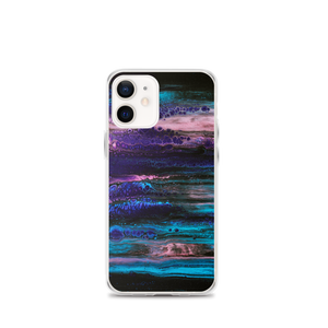 iPhone 12 mini Purple Blue Abstract iPhone Case by Design Express