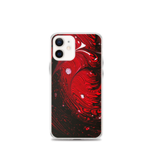 iPhone 12 mini Black Red Abstract iPhone Case by Design Express
