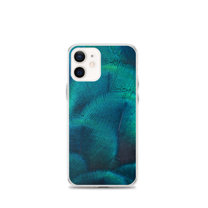 iPhone 12 mini Green Blue Peacock iPhone Case by Design Express