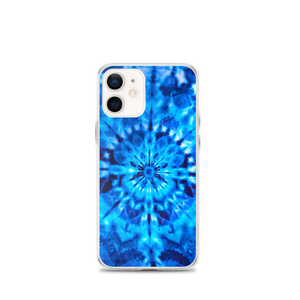 iPhone 12 mini Psychedelic Blue Mandala iPhone Case by Design Express