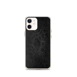 iPhone 12 mini Black Snake Skin iPhone Case by Design Express