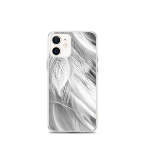 iPhone 12 mini White Feathers iPhone Case by Design Express