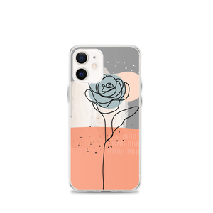 iPhone 12 mini Soft Flower Line iPhone Case by Design Express