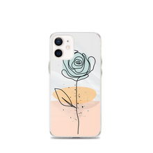 iPhone 12 mini Pasty Flower Line iPhone Case by Design Express