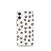 iPhone 12 mini Dog Paws and Bones Pattern Pattern iPhone Case by Design Express