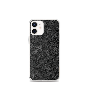 iPhone 12 mini 3D Black Ornament Pattern iPhone Case by Design Express