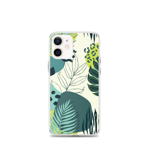 iPhone 12 mini Fresh Tropical Leaf Pattern iPhone Case by Design Express