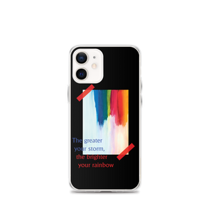 iPhone 12 mini Rainbow iPhone Case Black by Design Express