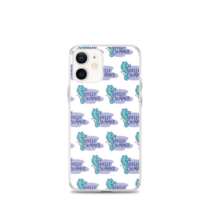 iPhone 12 mini Seahorse Hello Summer iPhone Case by Design Express