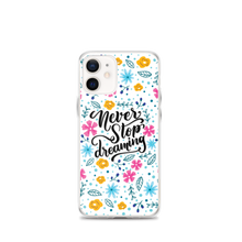 iPhone 12 mini Never Stop Dreaming iPhone Case by Design Express