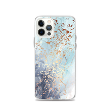 iPhone 12 Pro Soft Blue Gold iPhone Case by Design Express