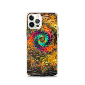 iPhone 12 Pro Multicolor Fractal iPhone Case by Design Express