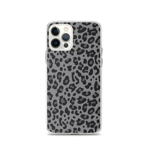 iPhone 12 Pro Grey Leopard Print iPhone Case by Design Express