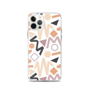 iPhone 12 Pro Soft Geometrical Pattern iPhone Case by Design Express