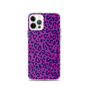 iPhone 12 Pro Purple Leopard Print iPhone Case by Design Express