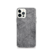 iPhone 12 Pro Soft Grey Fur Print iPhone Case by Design Express