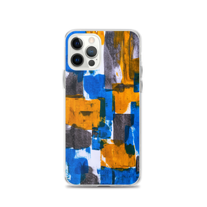iPhone 12 Pro Bluerange Abstract Painting iPhone Case by Design Express