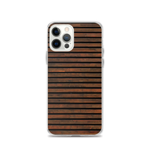 iPhone 12 Pro Horizontal Brown Wood iPhone Case by Design Express