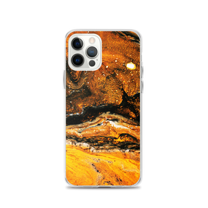 iPhone 12 Pro Yellow Orange Abstract iPhone Case by Design Express