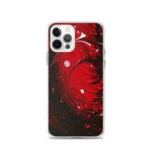 iPhone 12 Pro Black Red Abstract iPhone Case by Design Express