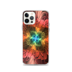 iPhone 12 Pro Abstract Flower 03 iPhone Case by Design Express