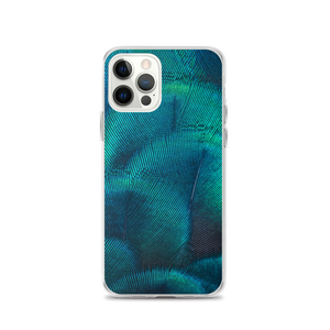 iPhone 12 Pro Green Blue Peacock iPhone Case by Design Express