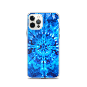 iPhone 12 Pro Psychedelic Blue Mandala iPhone Case by Design Express