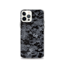 iPhone 12 Pro Dark Grey Digital Camouflage Print iPhone Case by Design Express