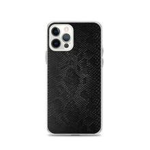 iPhone 12 Pro Black Snake Skin iPhone Case by Design Express