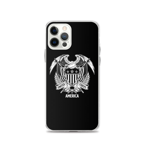 iPhone 12 Pro United States Of America Eagle Illustration Reverse iPhone Case iPhone Cases by Design Express
